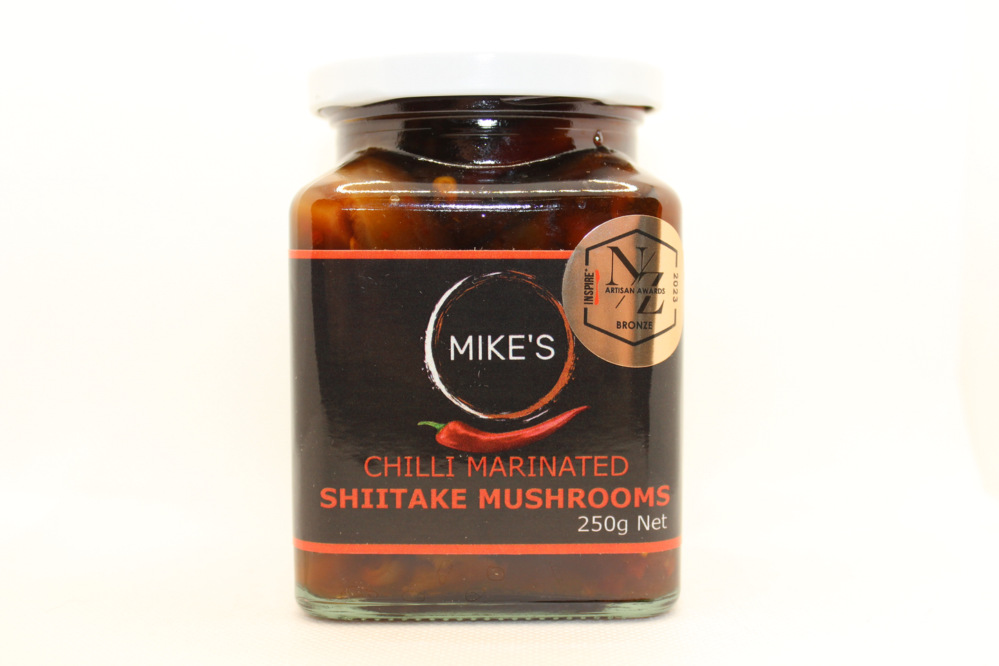 MIKE'S Chilli Marinated Shiitake Mushrooms