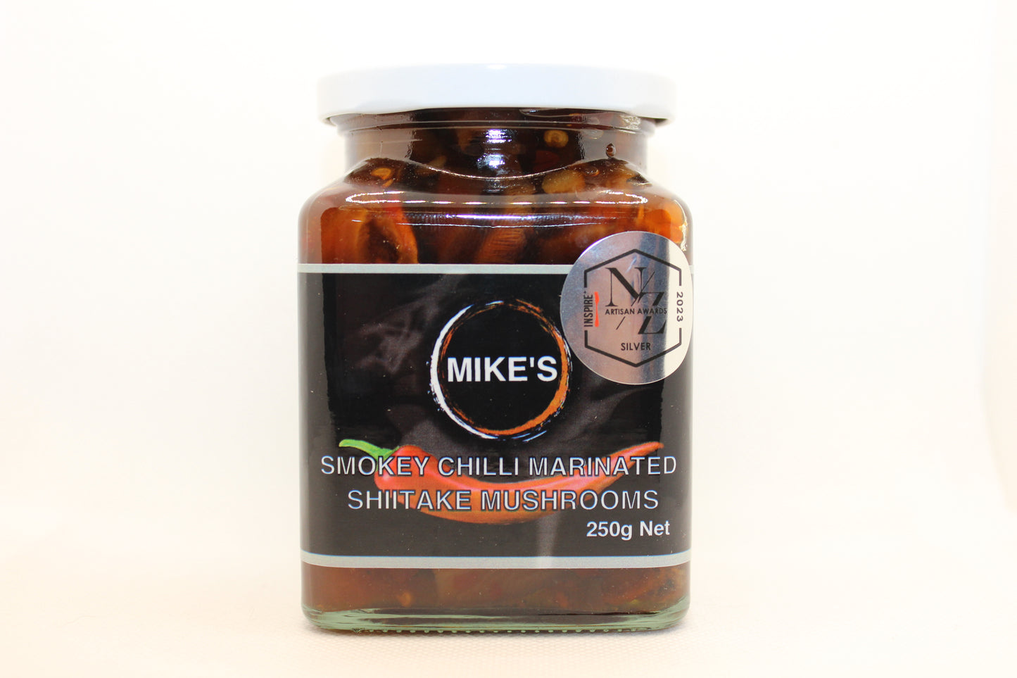 MIKE'S Smokey Chilli Marinated Shiitake Mushrooms